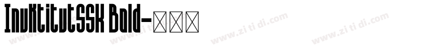 InuktitutSSK Bold字体转换